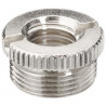 Vis d adaptation pour support de micro en laiton chrome *2*