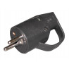 Elix - Stekker 2P+A met trekring black