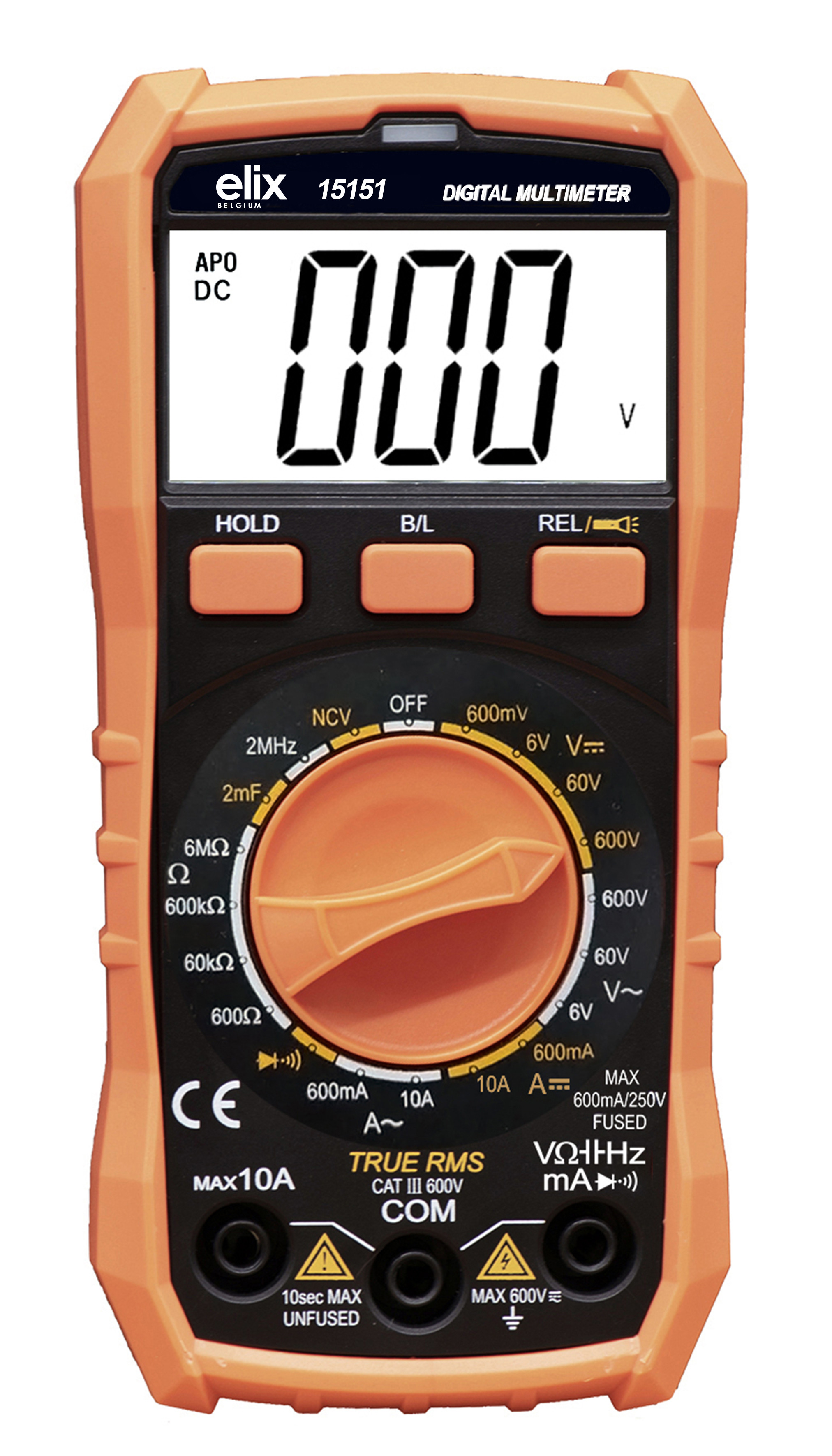 Elix - LCD digital multimeter CAT III-600V - Multimeter - Online ...