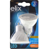 Elix - Ø 50mm Spot - GU10 - 8 LED - 7W - 3200K - 2 pièces