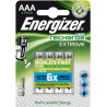 Energizer - 4 Ni-Mh AAA 800 Mah oplaadbare batterijen