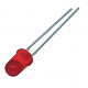 Led economique 5mm rouge diffusant 30°