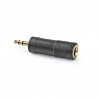 Adaptateur Jack stereo male 3.5mm/Jack stereo femelle 6.35mm