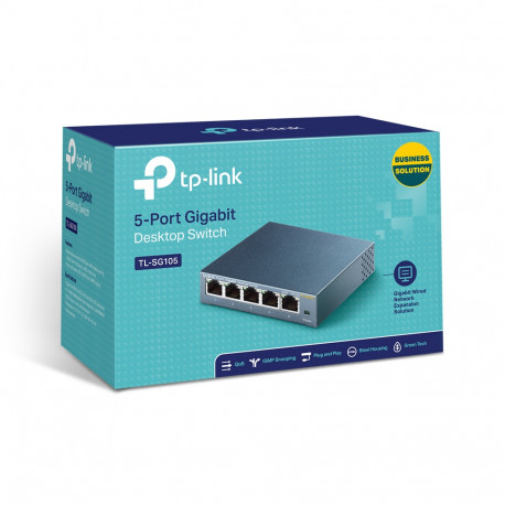 TP-LINK TL-SG105 Switch Metal 5-Ports Gigabit
