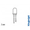 IR zenddiode 5mm blauw glashelder 940nm