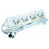 Stekkerdoos 4x10/16A met snoer 3m