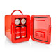 Mini réfrégirateur portable 4L - 12VDC /100-240 Rouge