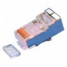 Fiche RJ45 CAT5E - Blindée FTP + Guide - 25 pièces