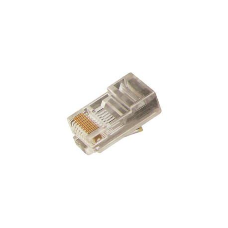 RJ45 8/8 male telephone plugs - Crimp - 10 pieces