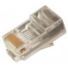 RJ45 8/8 male telefoonpluggen - Crimp - 10 stuks