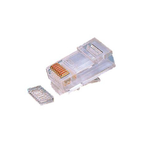 RJ45 Cat.6 UTP male plug + 25-piece guide