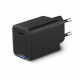 USB-C GaN 45W oplader - 1 poort - 5-20V 3A - Zwart