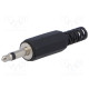 Jack 3.5mm mono male noir