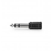 Fiche stereo male 6.35 mm-prise stereo femelle 3.5mm