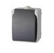 Elix EFD600F - Prise bipolaire + terre semi étanche - IP54