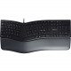 CHERRY Clavier Ergonomique USB AZERTY Belge Noir