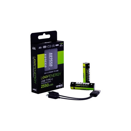 AA 2550 lader USB C