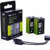 Pile 9V - 4500 lader USB C