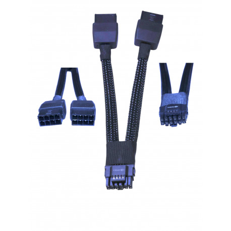 Adaptateur NVIDIA 12VHPWR 16 pin to 2X8 pin PCIE