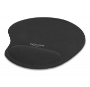 Delock Ergonomic Mouse Pad Gel Black