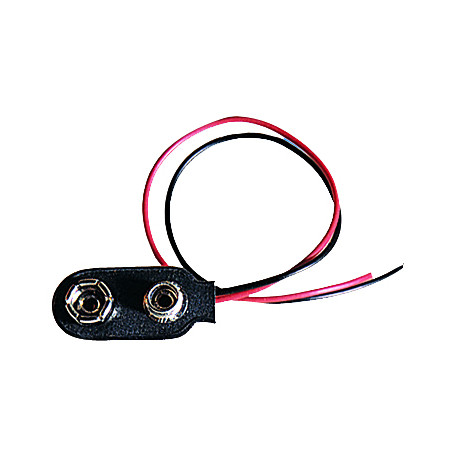 Raccord de batterie 9V à pression type I) - Blister 2 pièces