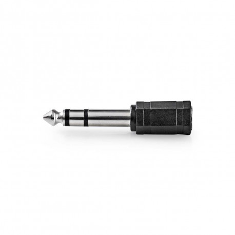 Adapter 6.35mm stereoplug naar 3.5mm stereojack