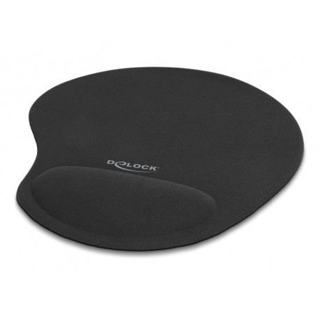 Delock Ergonomic Mouse Pad Gel Black