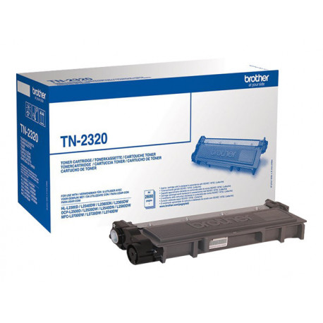 Brother TN2320 - noir - originale - cartouche de toner