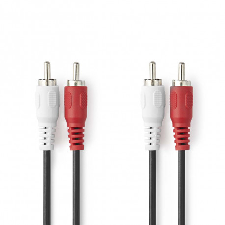2x RCA Male | 2x RCA Male 5 M