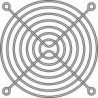 Rooster voor ventilator 120x120mm