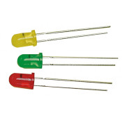 Set van 15 leds van 3 mm - 5 x rood/groen/geel