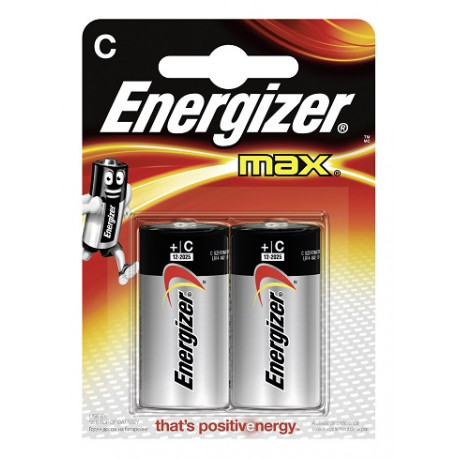 Energizer - Batteries alcaline MAX C - 2 pièces