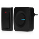Wireless kinetic doorbell Black