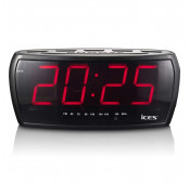 FM-wekkerradio met groot scherm