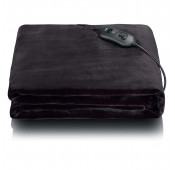 Heated blanket 180 x 130 cm 120 W Black