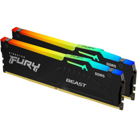 Kinston DDR5 Fury Beast RGB Kit 32GB CL30