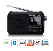 Portable DAB+ FM radio with Bluetooth®