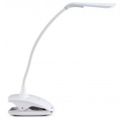 Rechargeable LED lamp with clip White
