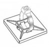Base adhesive pour ligature de cable 3.6mm max. *100*