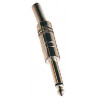 2 x Jack mono male 6.35mm metallique