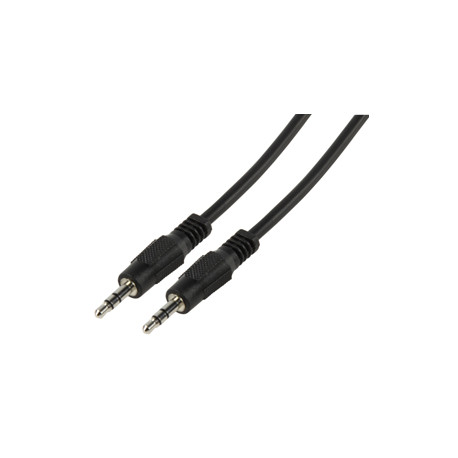 Cable 10m - Jack male 3.5mm stereo/jack male 3.5mm stereo