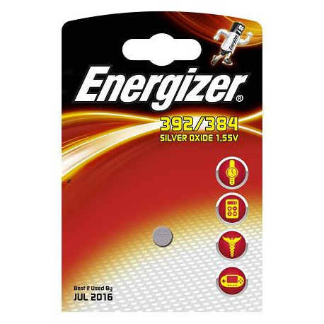Energizer - Battery 392 / 384 -k SR41/SR736 W