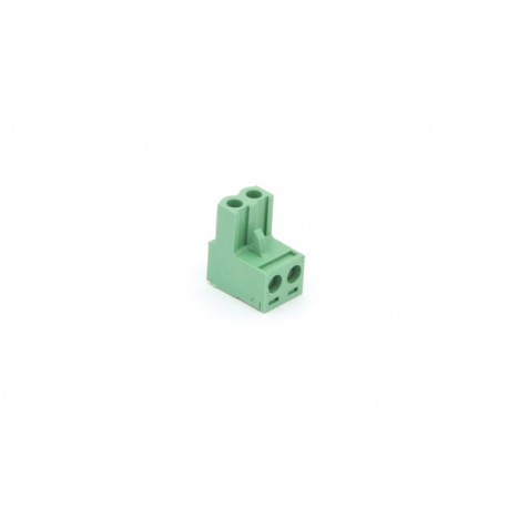 2 x 2-pole plug-in female terminal block
