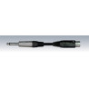 Cable micro 5m - Jack male 6.35mm/XLR femelle