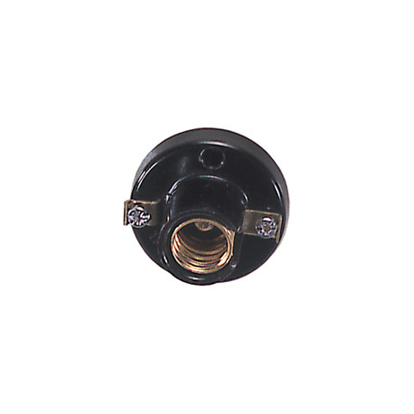 Verlichtingsstopcontact E14 zwart