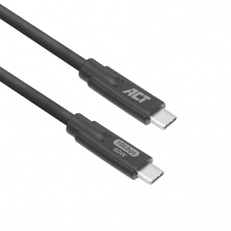 ACT USB 3.0 10Gbps 60W USB Type-C® kabel, 3 meter