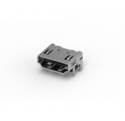 HDMI-connector om in te solderen, 19 pinnen, SMT, 90°
