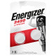Energizer - Batterie Lithium 3V - CR2450 - 2 pièces