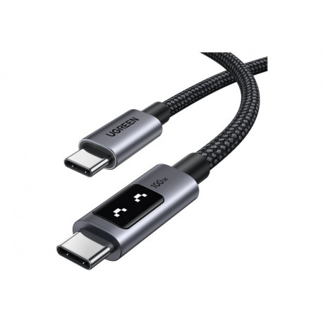Câble USB-C vers USB-C 1M Charge Rapide 100W Ecran Smiley