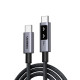 Câble USB-C vers USB-C 1M Charge Rapide 100W Ecran Smiley